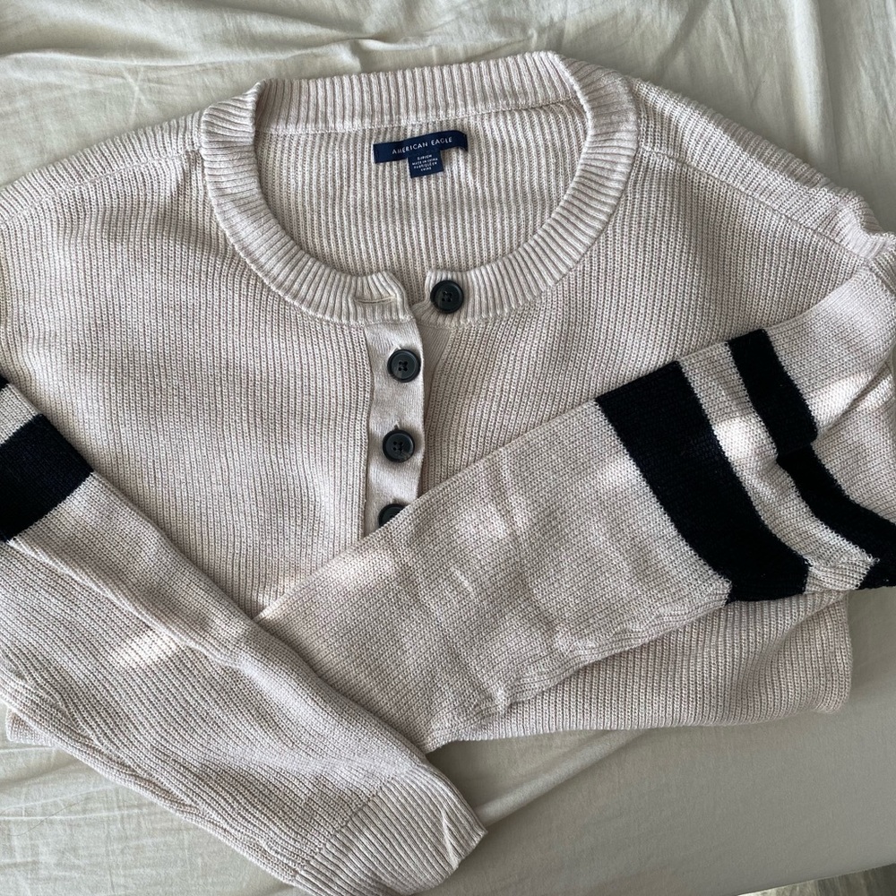 AE Button Up Sweater